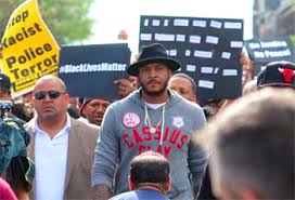 Carmelo marching for justice